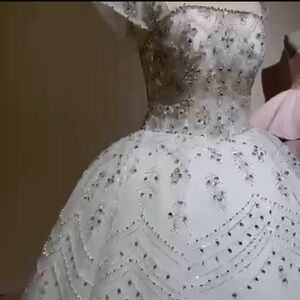 Gorgeous custom made wedding dress